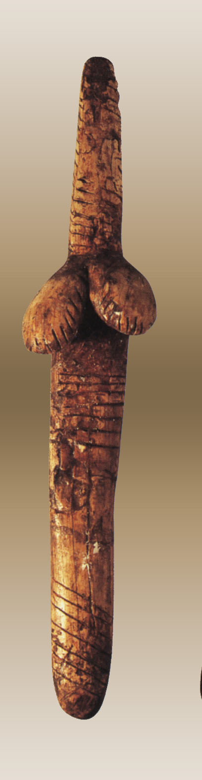 Stylised sculptures of women